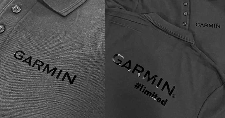 Pólónyomtatás, GARMIN, Spirit Nyomda Campona, Budapest