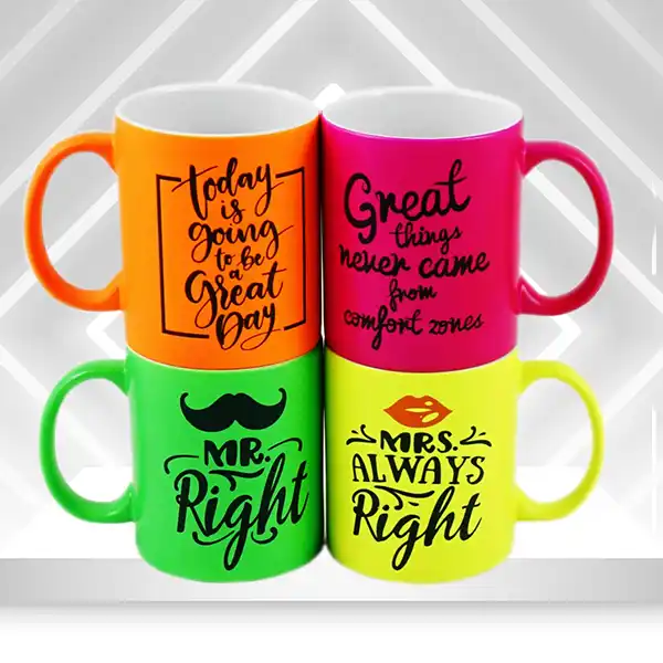 Neon bögre nyomtatás - Spirit Nyomda Campona Budapest