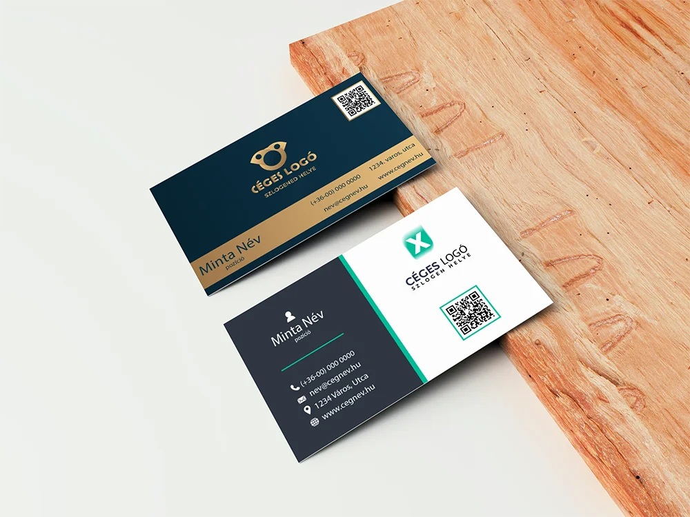 Prémium névjegykártya gyártás, tervezés, nyomtatás. Spirit Nyomda Campona, Budapest