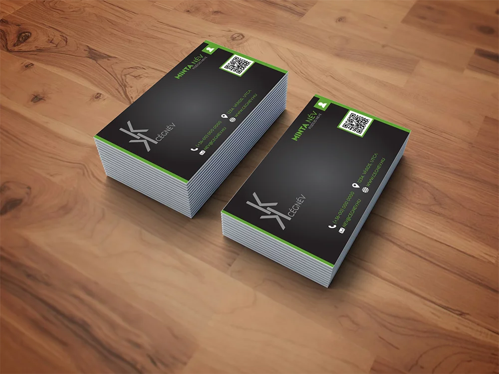 Prémium névjegykártya gyártás, tervezés, nyomtatás. Spirit Nyomda Campona, Budapest