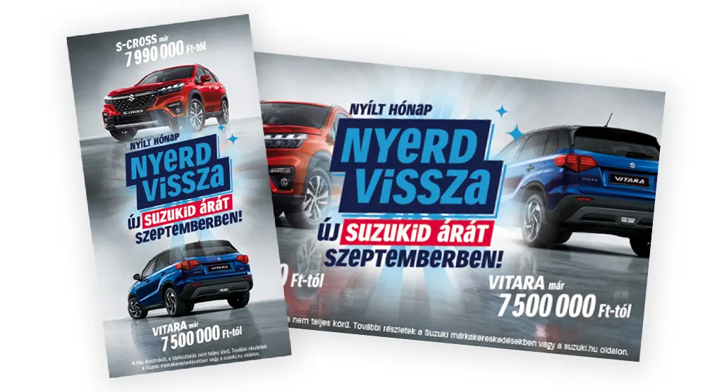 Szórólap, Flyer tervezés, gyártás, nagy példányszámban is. Spirit Nyomda Campona, Budapest.